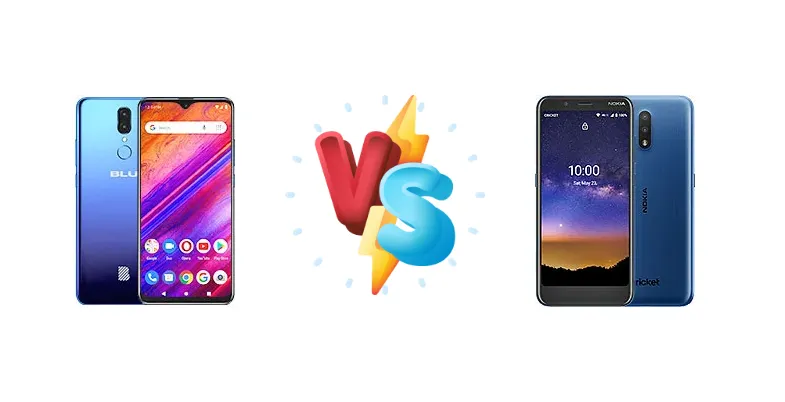 BLU G9 vs Nokia C2 Tava