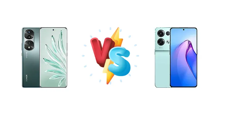 Honor 70 Pro+ vs Oppo Reno8 Pro