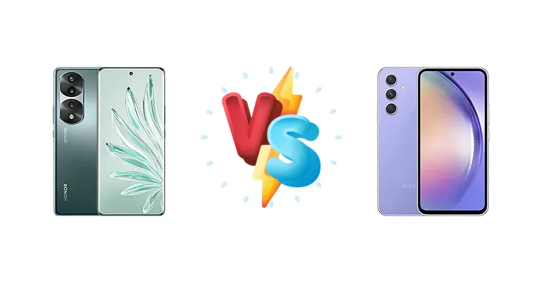 Honor 70 Pro+ vs Samsung Galaxy A54