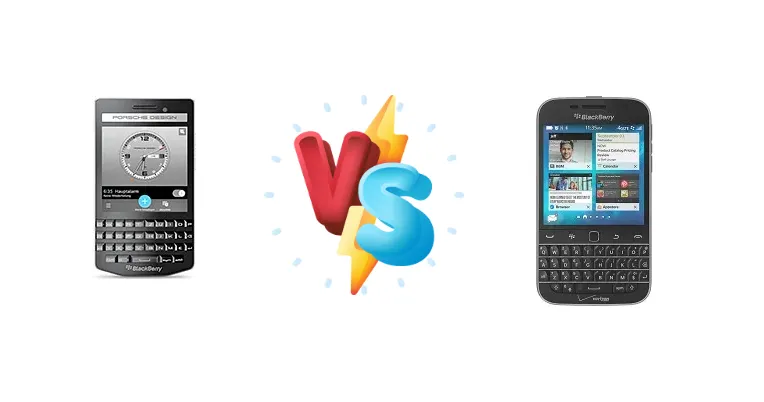 P'9983 vs Classic: BlackBerry Showdown