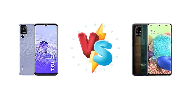 TCL 40R vs Samsung Galaxy A71 5G UW