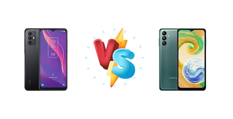 TCL 306 vs Samsung Galaxy A04s