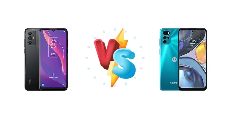 TCL 306 vs Motorola Moto G22