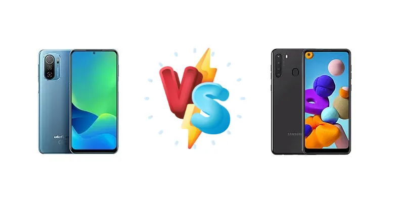 Ulefone Note 13P vs Samsung Galaxy A21