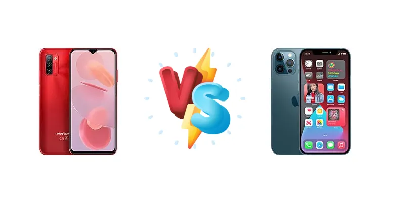 Ulefone Note 12P vs Apple iPhone 12 Pro Max
