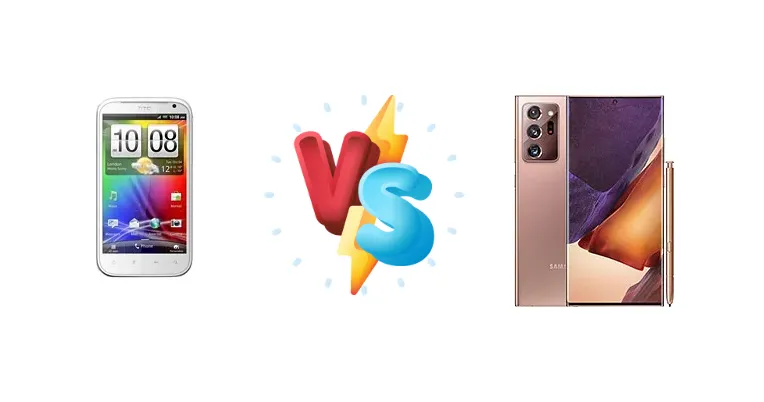 HTC Sensation XL vs Samsung Galaxy Note20 Ultra 5G