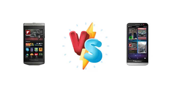 P'9982 vs Z30: BlackBerry Showdown