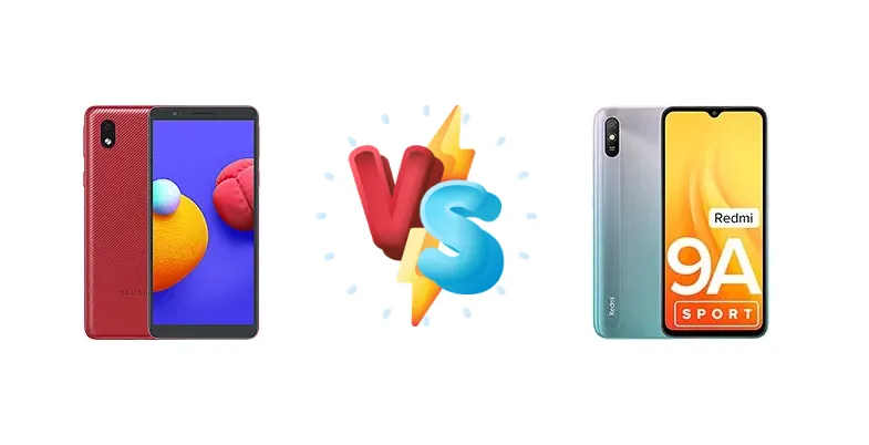Samsung Galaxy A01 Core vs Xiaomi Redmi 9A Sport