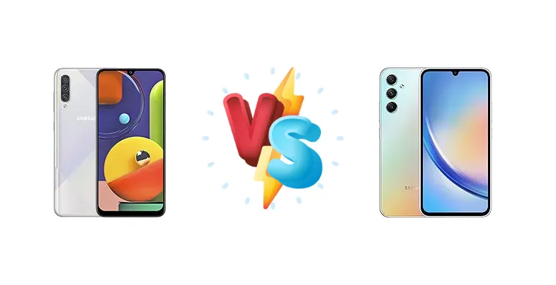 A50s vs A34: Which Samsung Galaxy Reigns?