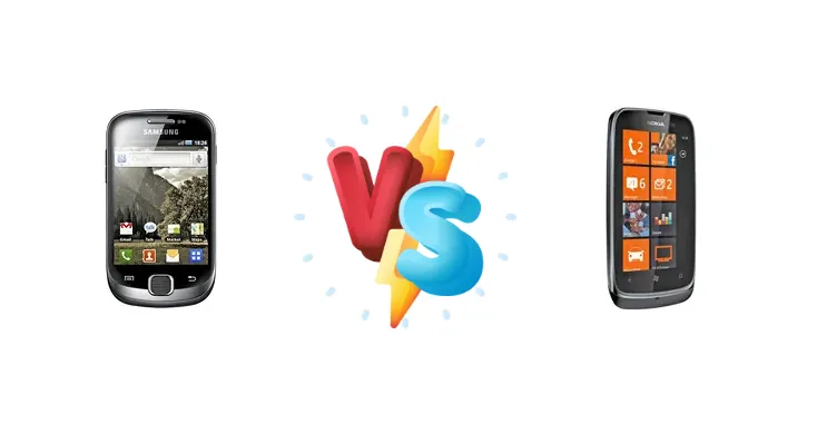 Samsung Galaxy Fit S5670 vs Nokia Lumia 610 NFC