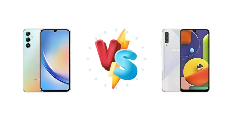 Samsung Galaxy A34 vs Samsung Galaxy A50s