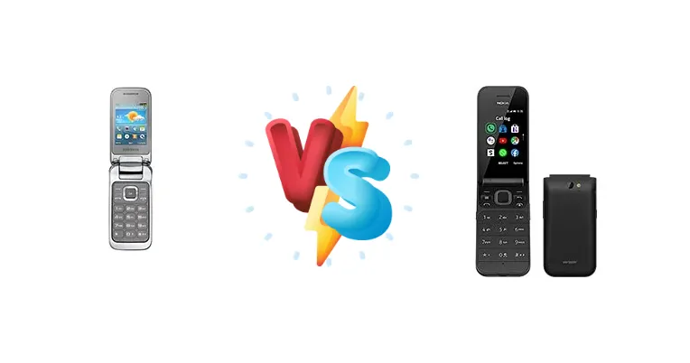 Samsung C3590 vs Nokia 2720 V Flip