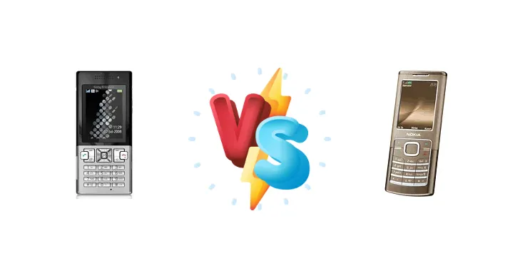 Sony Ericsson T700 vs Nokia 6500 classic