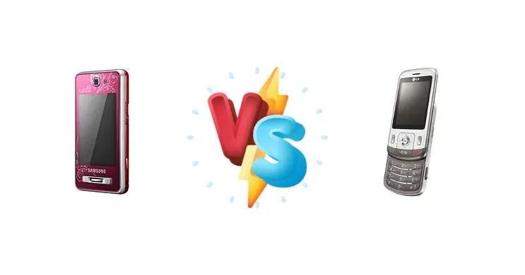 Samsung F480i vs LG KC780