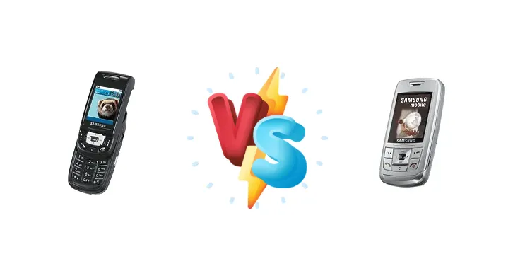 Samsung D500 vs Samsung E250