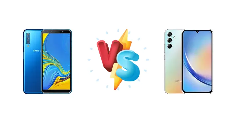 Samsung Galaxy A7 (2018) vs Samsung Galaxy A34