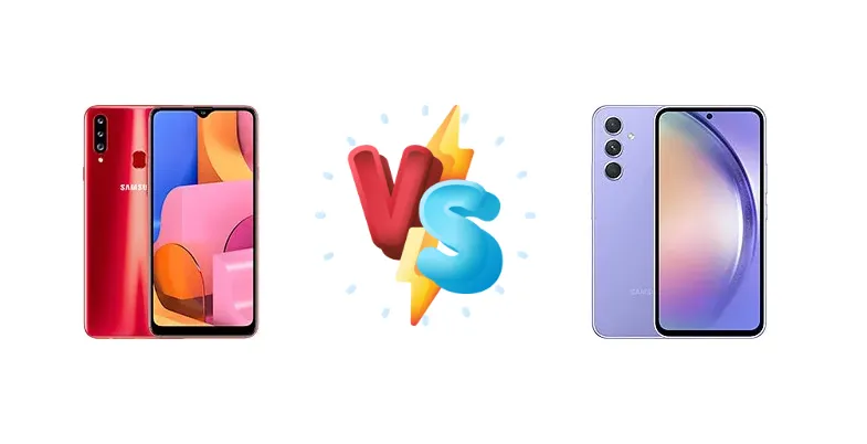 Samsung Galaxy A20s vs Samsung Galaxy A54