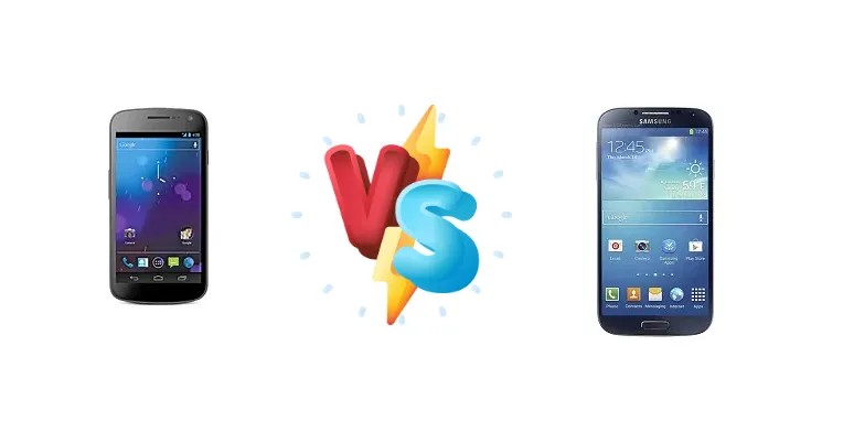 Samsung Galaxy Nexus I9250M vs Samsung I9500 Galaxy S4