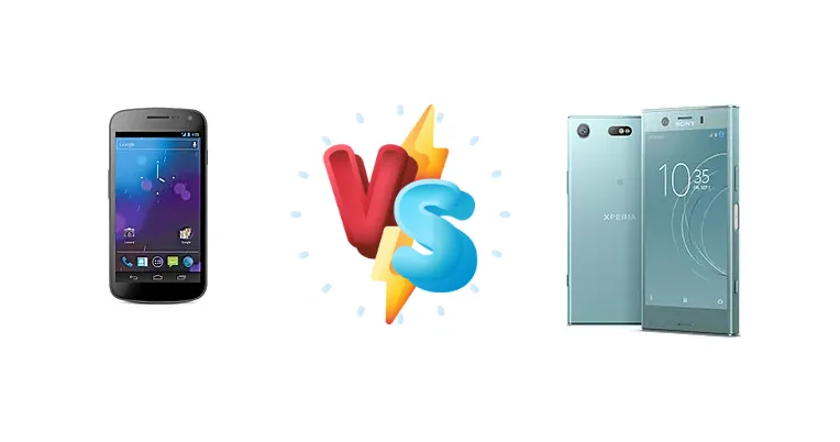 Samsung Galaxy Nexus I9250M vs Sony Xperia XZ1 Compact