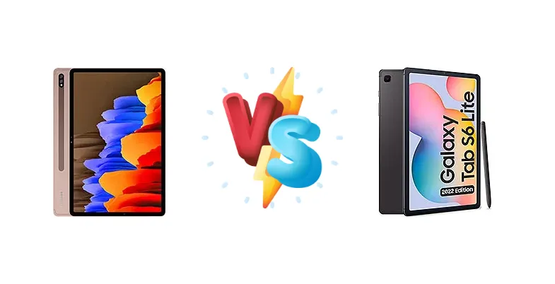 Samsung Galaxy Tab S7+ vs Samsung Galaxy Tab S6 Lite (2022)
