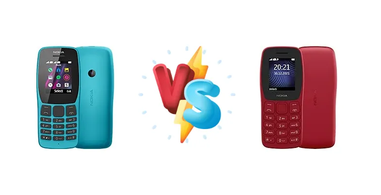 Nokia 110 (2019) vs Nokia 105+ (2022)