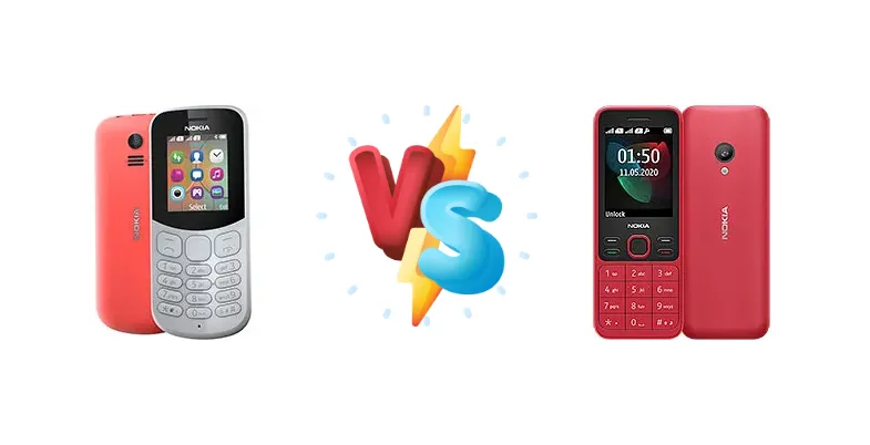 Nokia 130 (2017) vs Nokia 150 (2020)