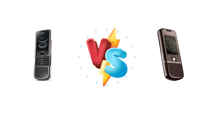 Nokia 8800 Carbon Arte vs Nokia 8800 Sapphire Arte