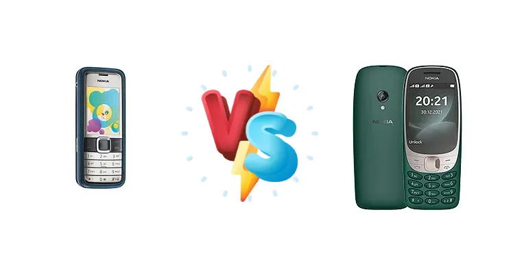 Nokia 7310 Supernova vs Nokia 6310 (2021)