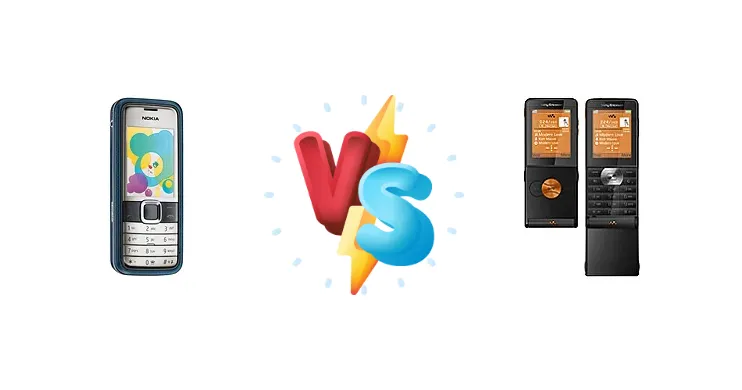 Nokia 7310 Supernova vs Sony Ericsson W350