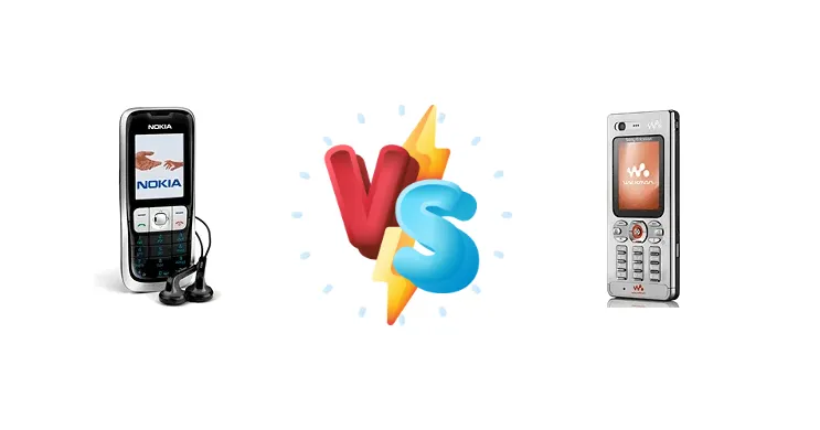 Nokia 2630 vs Sony Ericsson W880