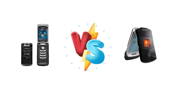 BlackBerry Pearl Flip 8220 vs Motorola RAZR V3xx