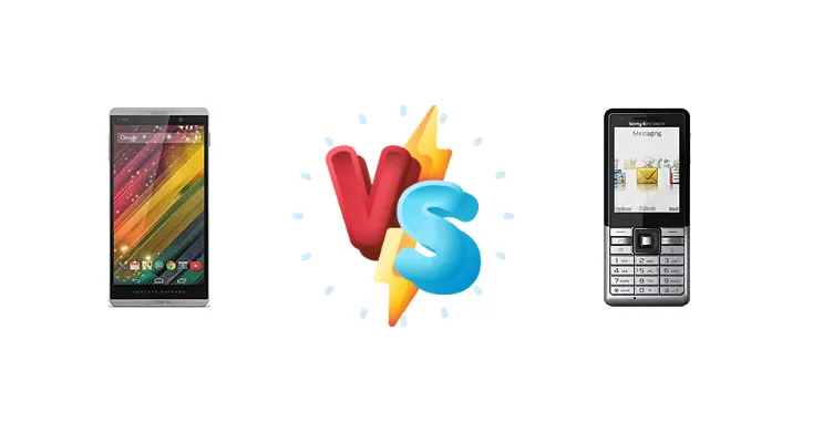 HP Slate6 VoiceTab II vs Sony Ericsson J105 Naite