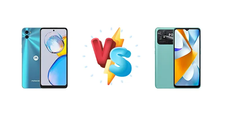 Motorola Moto E32 (India) vs Xiaomi Poco C40