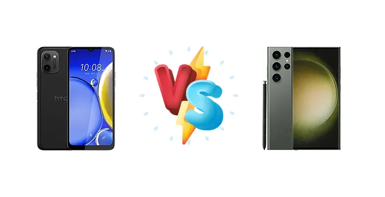 HTC Wildfire E plus vs Samsung Galaxy S23 Ultra