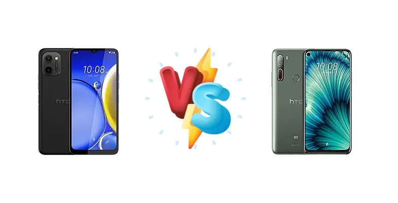 HTC Wildfire E plus vs HTC U20 5G