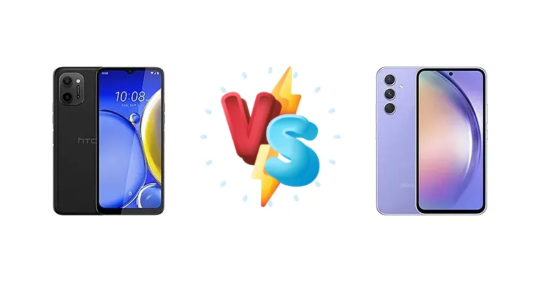 HTC Wildfire E plus vs Samsung Galaxy A54