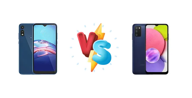 Motorola Moto E (2020) vs Samsung Galaxy A03s