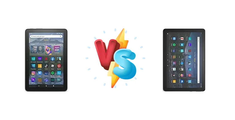 Amazon Fire HD 8 Plus (2022) vs Amazon Fire HD 10 Plus (2021)