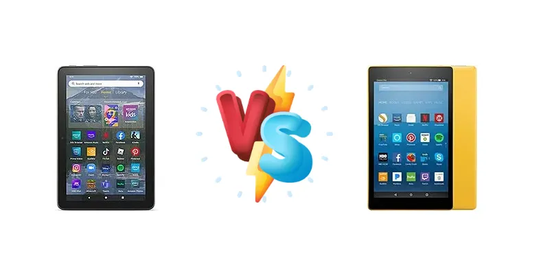 Amazon Fire HD 8 Plus (2022) vs Amazon Fire HD 8 (2017)