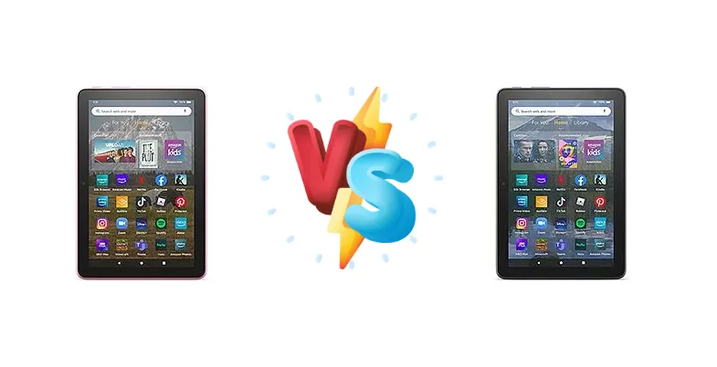 Amazon Fire HD 8 (2022) vs Amazon Fire HD 8 Plus (2022)