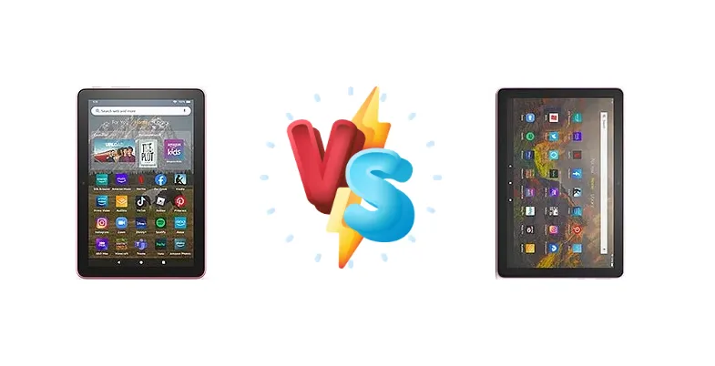 Amazon Fire HD 8 (2022) vs Amazon Fire HD 10 (2021)