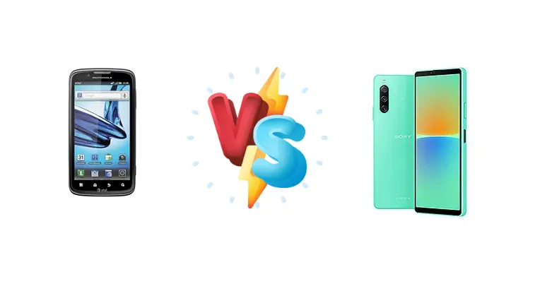 Motorola ATRIX 2 MB865 vs Sony Xperia 10 IV