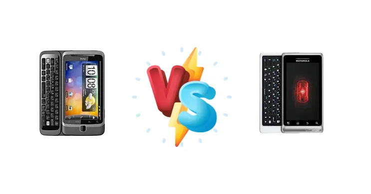 HTC Desire Z vs Motorola DROID 2 Global