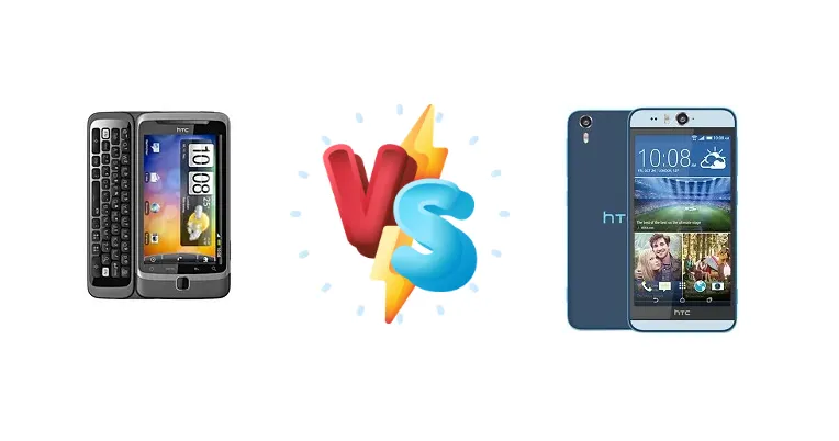 HTC Desire Z vs HTC Desire Eye