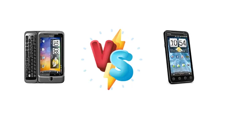 HTC Desire Z vs HTC EVO 3D CDMA