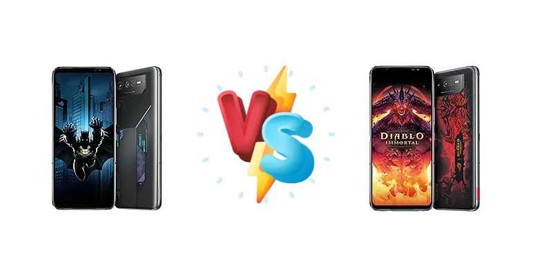 Asus ROG Phone 6 Batman Edition vs Asus ROG Phone 6 Diablo Immortal Edition