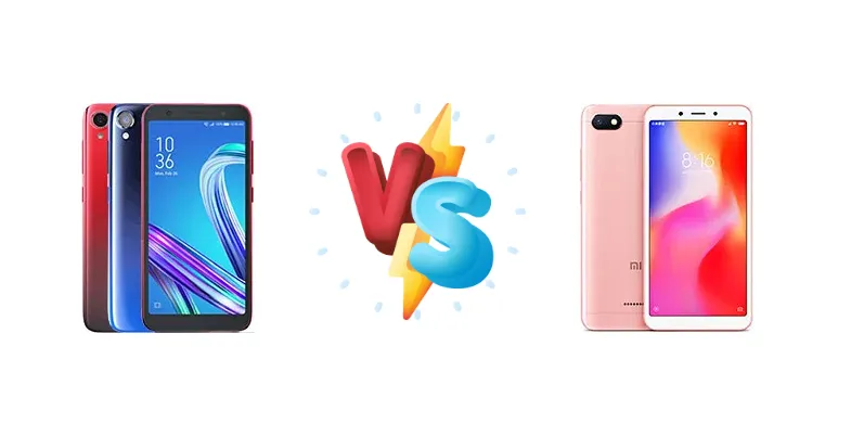 Asus ZenFone Live (L2) vs Xiaomi Redmi 6A