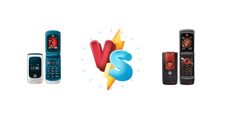 Motorola EM28 vs Motorola ROKR W5