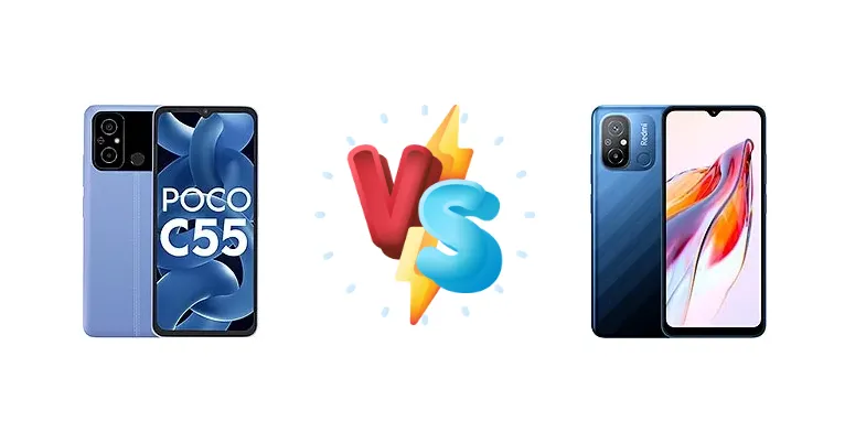 Xiaomi Poco C55 vs Xiaomi Redmi 12C