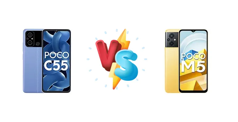 Xiaomi Poco C55 vs Xiaomi Poco M5